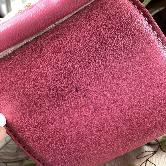 Brighton‎ Carmella Straw Basket Woven Shoulder Bag Pink Leather Trim Summer - Picture 14 of 14